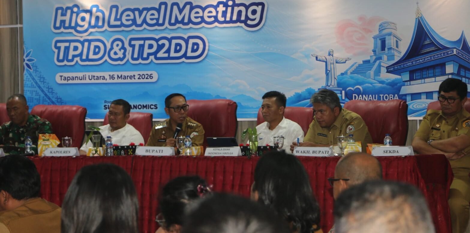 Bupati Taput pimpin HLM TPID fokus pengendalian harga.