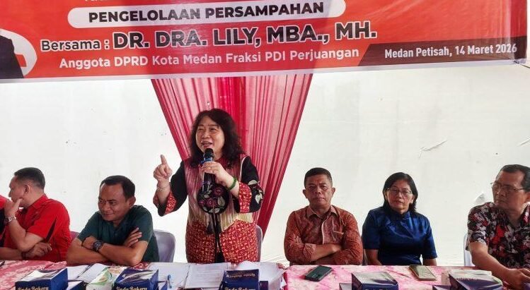 Anggota DPRD Medan DR Dra Lily MBA MH. *Foto/IMC/Ist#