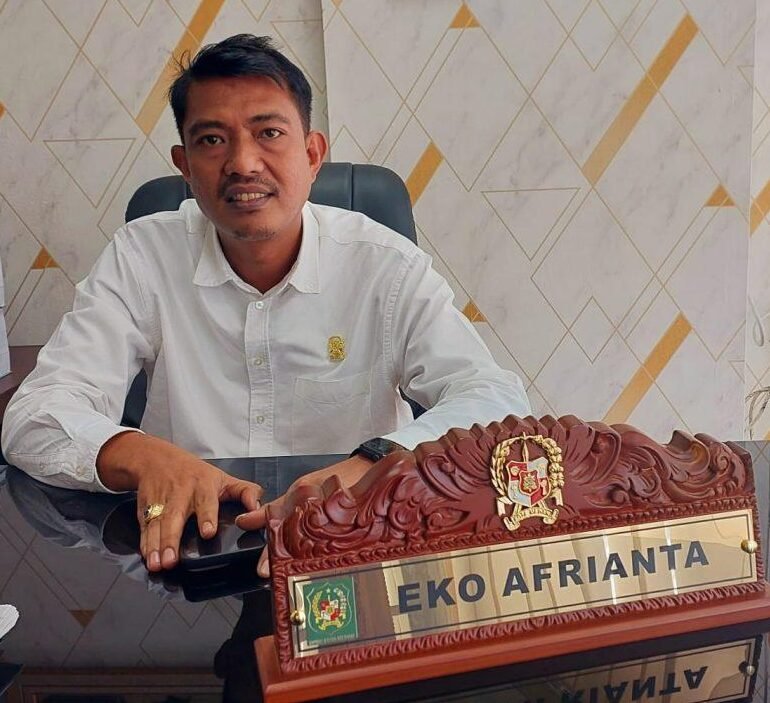 Bendahara Fraksi Hanura-PKB DPRD Medan Eko Afrianta Sitepu
