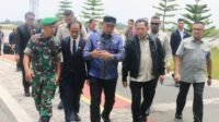 Menteri PKP dan Mendagri kunker ke Taput meninjau progres Huntap pasca bencana alam 2025.