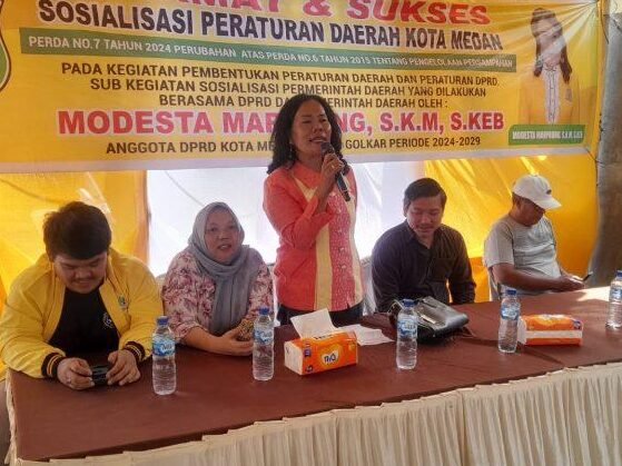 Anggota DPRD Medan Modesta Marpaung SKM S Keb