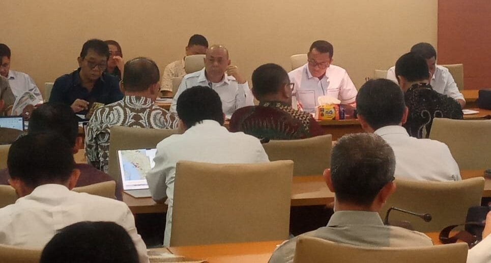 Komisi D, DPRD Sumut menggelar rapat dengar pendapat dengan BBWS Sumatera - II Medan, BBPJN Sumatera Utara, Dinas PUPR Pemprovsu, BPBD Pemprovsu, Perumda Tirtanadi, PLN dan Telkom.