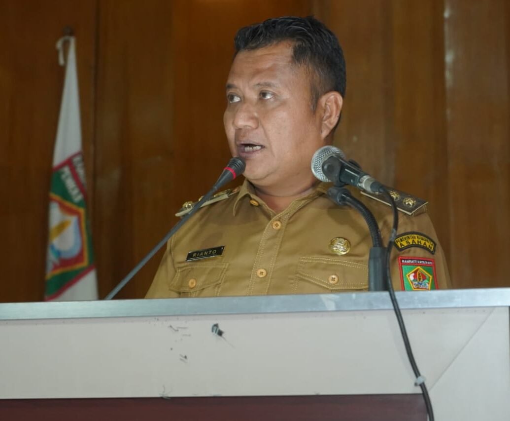 Wakil Bupati Asahan Rianto, menanggapiRekomendasi DPRD Asahan.