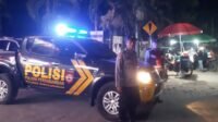 Kepolisian melakukan Patroli.