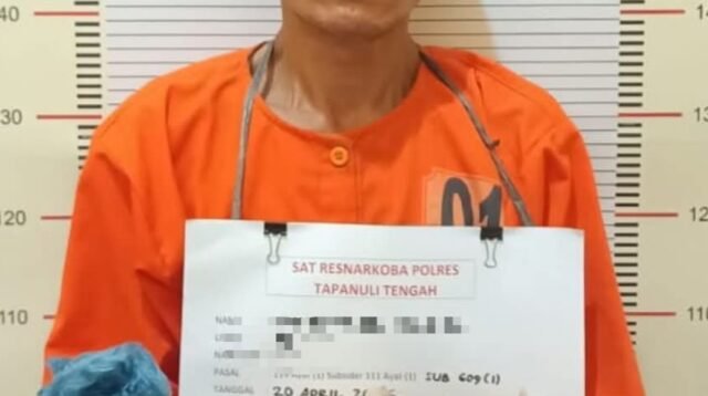 Pelaku yang diamankan petugas kepolisian