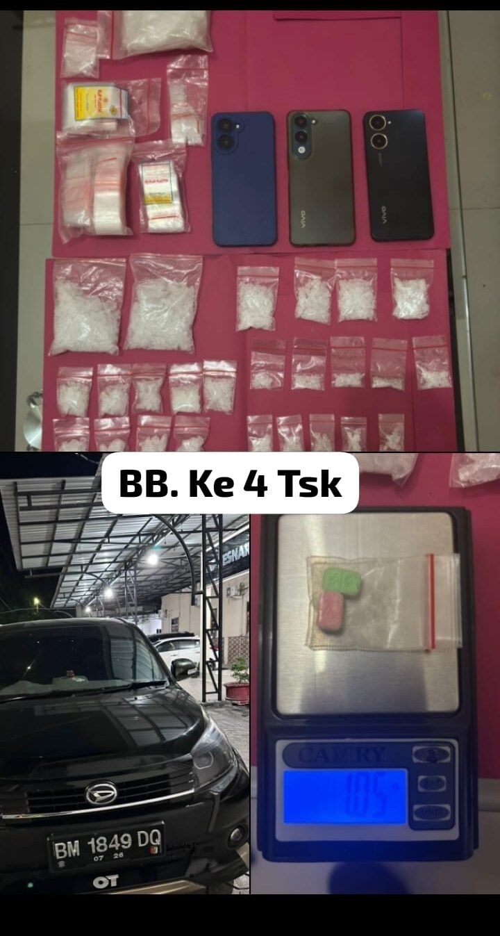 Baranf bukti kini diamankan Satresnarkoba Pilres Batu Bara