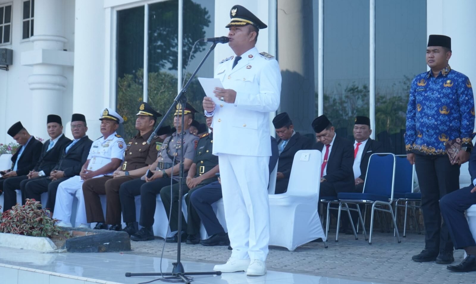Rianto Bacakan pidato Mendagri RI Tito Karnavian