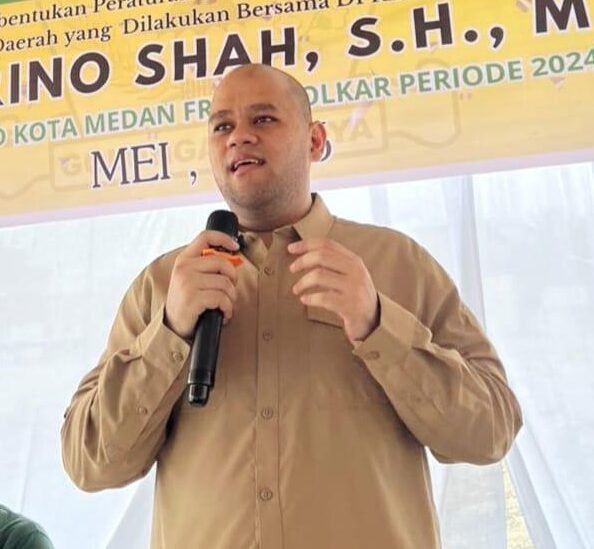 Ketua Fraksi Golkar DPRD Medan El Barino Shah SH MH 