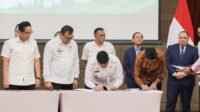 Gubernur Sumatera Utara (Sumut) Muhammad Bobby Afif Nasution menandatangani nota kesepakatan (MoU) percepatan pembangunan Pengolahan Sampah Menjadi Energi Listrik (PSEL) bersama Danantara di Jakarta, Senin (11/5/2026). Penandatanganan tersebut menjadi langkah strategis dalam penanganan persoalan sampah di Sumut, khususnya kawasan Medan Raya atau wilayah aglomerasi Medan dan Deliserdang
