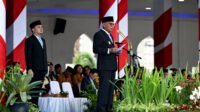 Harkitnas 2026 di Sumut Wakil Gubernur Sumatera Utara (Sumut) Surya menjadi Inspektur pada Upacara Hari Kebangkitan Nasional ke-118 Tahun 2026, di Lapangan Astaka Dispora Provsu, Rabu (20/02/2026).