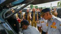 Penjabat (Pj) Sekretaris Daerah Provinsi Sumatera Utara (Sumut) Sulaiman Harahap memimpin Apel Kendaraan Dinas Operasional Roda 4 (Empat) Pemerintah Provinsi Sumut Tahun Anggaran 2026 di Lapangan Astaka/Gedung Serbaguna Jalan Willem Iskandar, Deliserdang, Senin (18/5/2026).