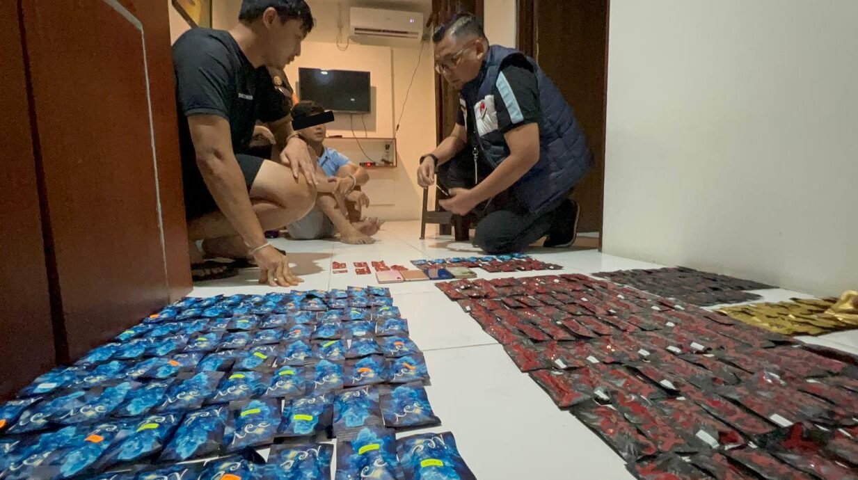 Jadi Gudang Penyimpanan Vape Narkoba, dua kamar di satu apartemen digerebek, Jumat (1/5/2026