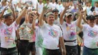 Jalan kaki dan lari santai bertajuk Colour Run promosikan wisata olahraga Taput.