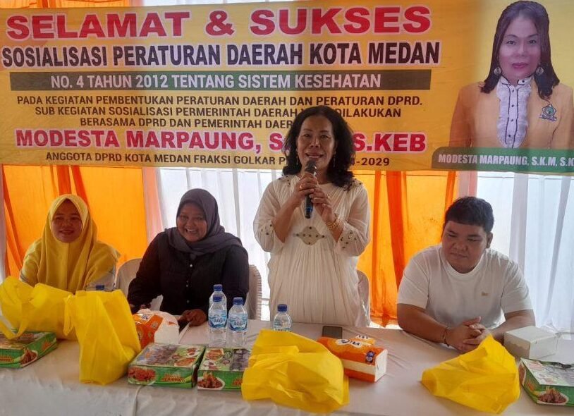 Anggota DPRD Medan Modesta Marpaung SKM S Keb.