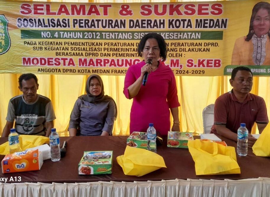 Anggota DPRD Medan Modesta Marpaung SKM S Keb