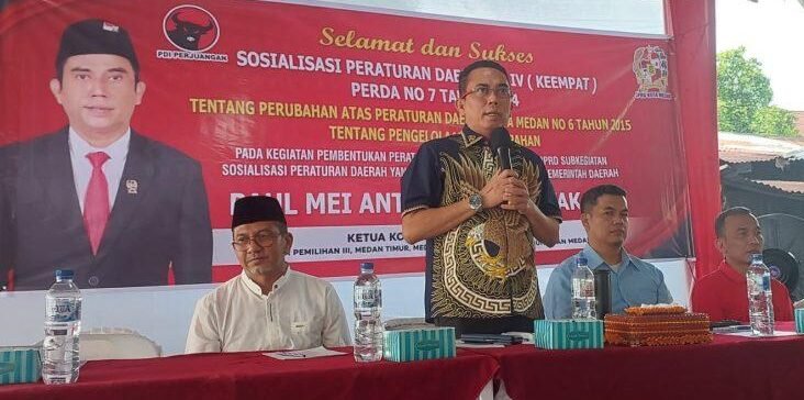 Ketua Komisi IV DPRD Medan Paul Mei Anton Simanjuntak SH