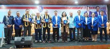 Pelantikan pengurus DPC GAMKI Tapanuli Utara, Bupati minta aktif dalam menyukseskan pembangunan daerah.