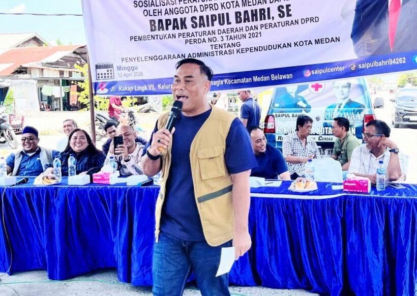 Anggota DPRD Medan Saipul Bahri SE