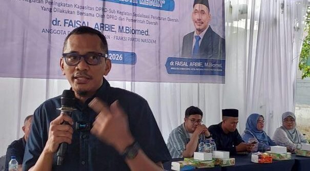Anggota DPRD Medan dr Faisal Arbie Biomed. 