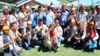 Bupati Simalungun foto bersama usai pembukaan Pekan Nasional Petani Nelayan XVII Tahun 2026.