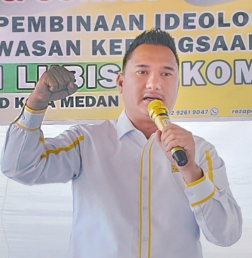 Ketua Komisi I DPRD Medan Reza Pahlevi Lubis S Kom