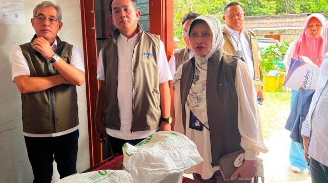 Direktur Bulog Turun Langsung,Hendra Susanto didampingi Pimpinan wilayah Sumut Budi Cahyanto , Pastikan Percepatan Salur Banpang Sumut