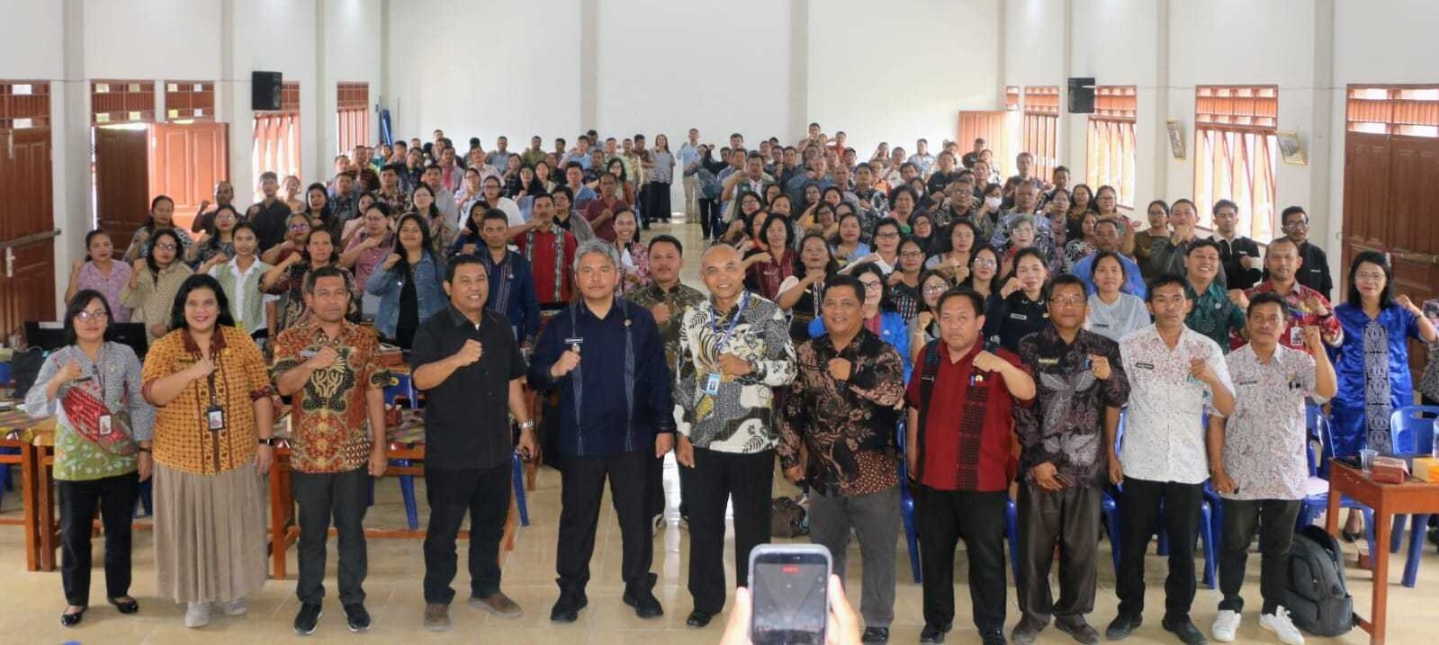 Komitmen Pemkab Taput dalam menargetkan pemerataan kualitas pendidikan.*
