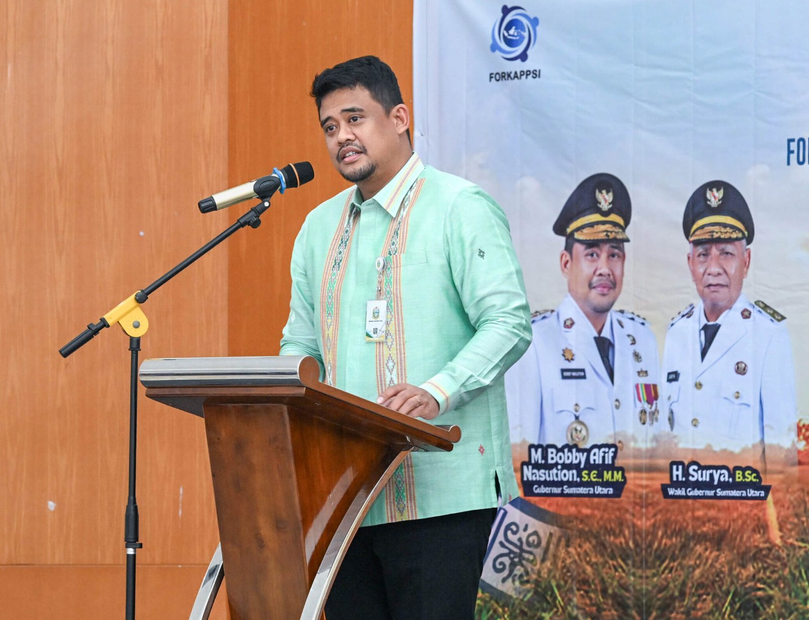Gubernur Sumut, Bobby Nasution membuka Rapat Koordinasi Nasional Forum Komunikasi Penghubung Pemerintah Provinsi Se Indonesia (FORKAPPSI) 