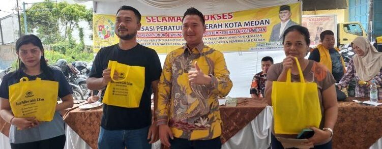 Reza-Pahlevi-Lubis, Ketua Komisi I DPRD Medan ketika melakukan Sosper ke VI Tahun 2026