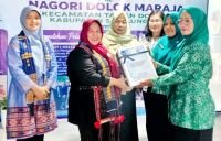 Monitoring TP PKK Provinsi Sumatera Utara melakukan kunjungan ke Nagori Dolok Maraja.