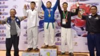 Pengurus, pelatih, dan atlet Taekwondo ITFun Sumut diabadikan bersama usai menyabet Juara Umum II pada Kejurnas III ITFun 2026 di GOR Dempo, Jakabaring Sport City, Palembang, Sumatera Selatan (27–28 Juni).