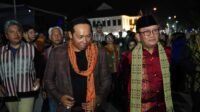 Pagelaran Budaya Taput bertajuk Beta tu Pulau Sibandang di PRSU berlangsung meriah,juga dihadiri mantan Bupati Taput Dr RE Nainggolan.*