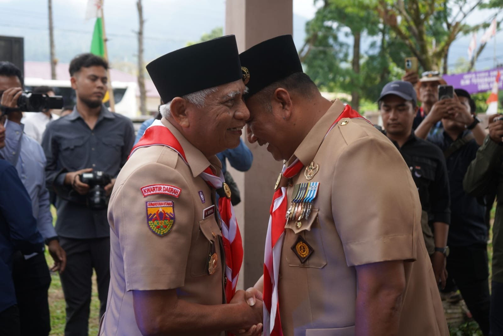 Wagubsu H Surya sambut Wabup Asahan Rianto