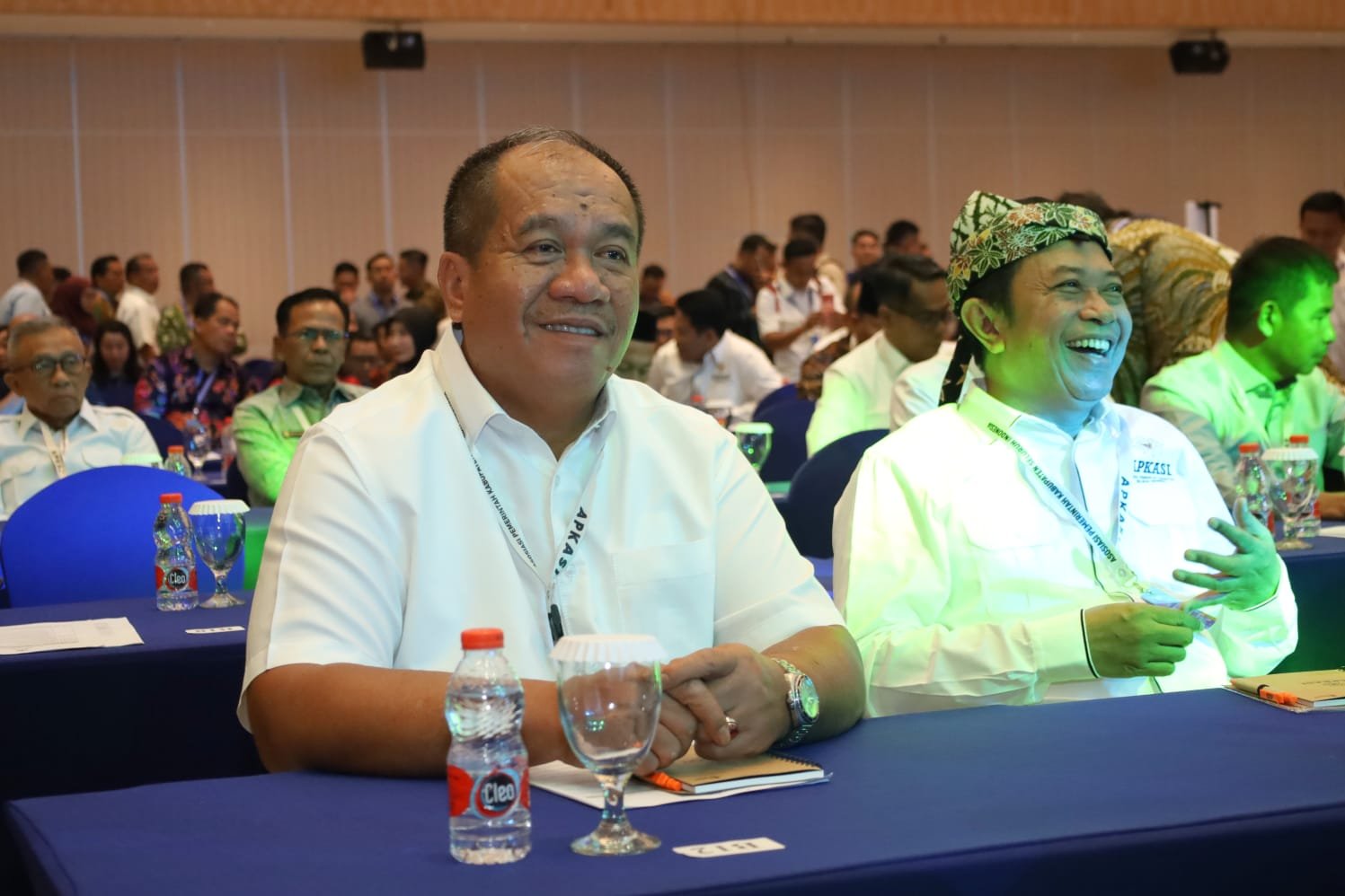 Taufik Zainal Abidin saat menghadiri Peringatan HUT Ke-26 APKASI.