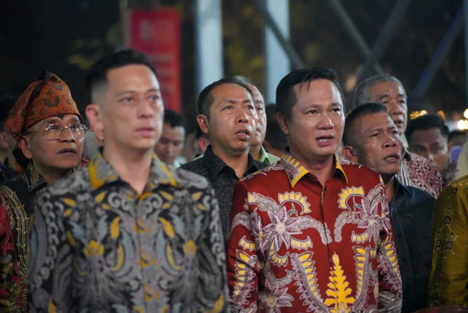 Bupati Taput JTP Hutabarat memghadiri pembukaan PRSU ke 50 di Medan.