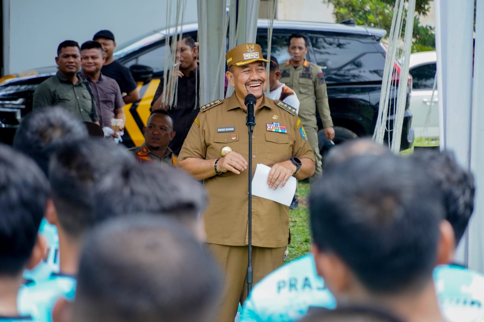 Bupati Batu Bara membuka secara resmi turnamen mini soccer Bahagia Cup II tahun 2026 yang digagas Journalist Football Club Batu Bara