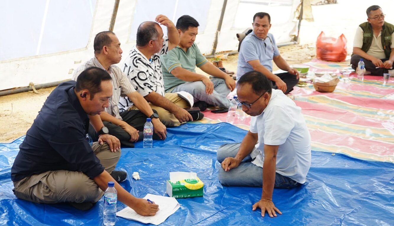 Bupati Taput instruksikan Huntap sumbangan KDM di Adiankoting segera selesai