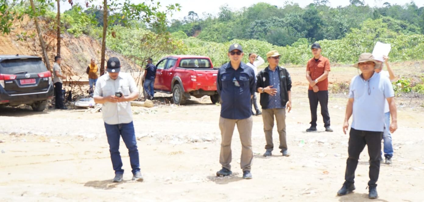 Bupati Taput instruksikan Huntap sumbangan KDM di Adiankoting segera selesai.