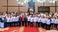 Penjabat (PJ) Sekretaris Daerah Provinsi Sumatera Utara (Sumut) Timur Tumanggor di dampingi sejumlah OPD menghadiri Rapat Pimpinan Provinsi (RAPIMPROV) Kamar Dagang dan Industri (KADIN) Sumut di Ballroom Hotel Adimulia Medan, Kamis (24/9/2026)