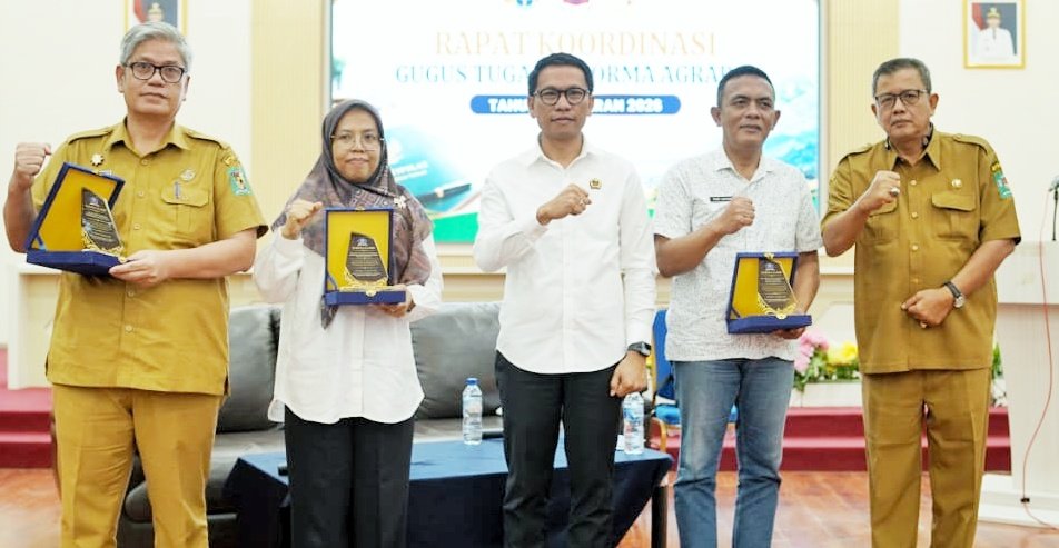 Foto bersama usai gelar Rakorwal Gugus GTRA Tahun Anggaran 2026.