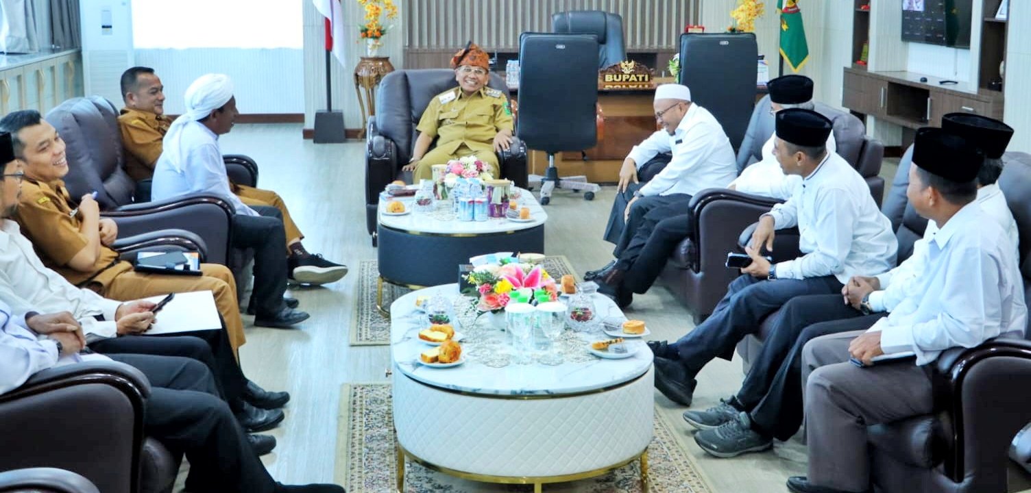 Bupati Simalungun saat terima kunjungan Silaturahmi Pengurus MUI.