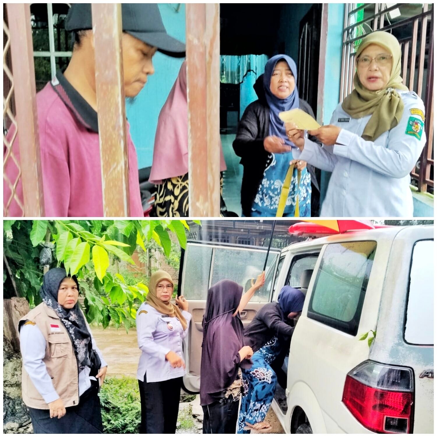 Dinkes dan Puskesmas Serbelawan, bersama Pemerintah Kecamatan Dolok Batu Nanggar, memberikan pelayanan kesehatan kepada masyarakat.
