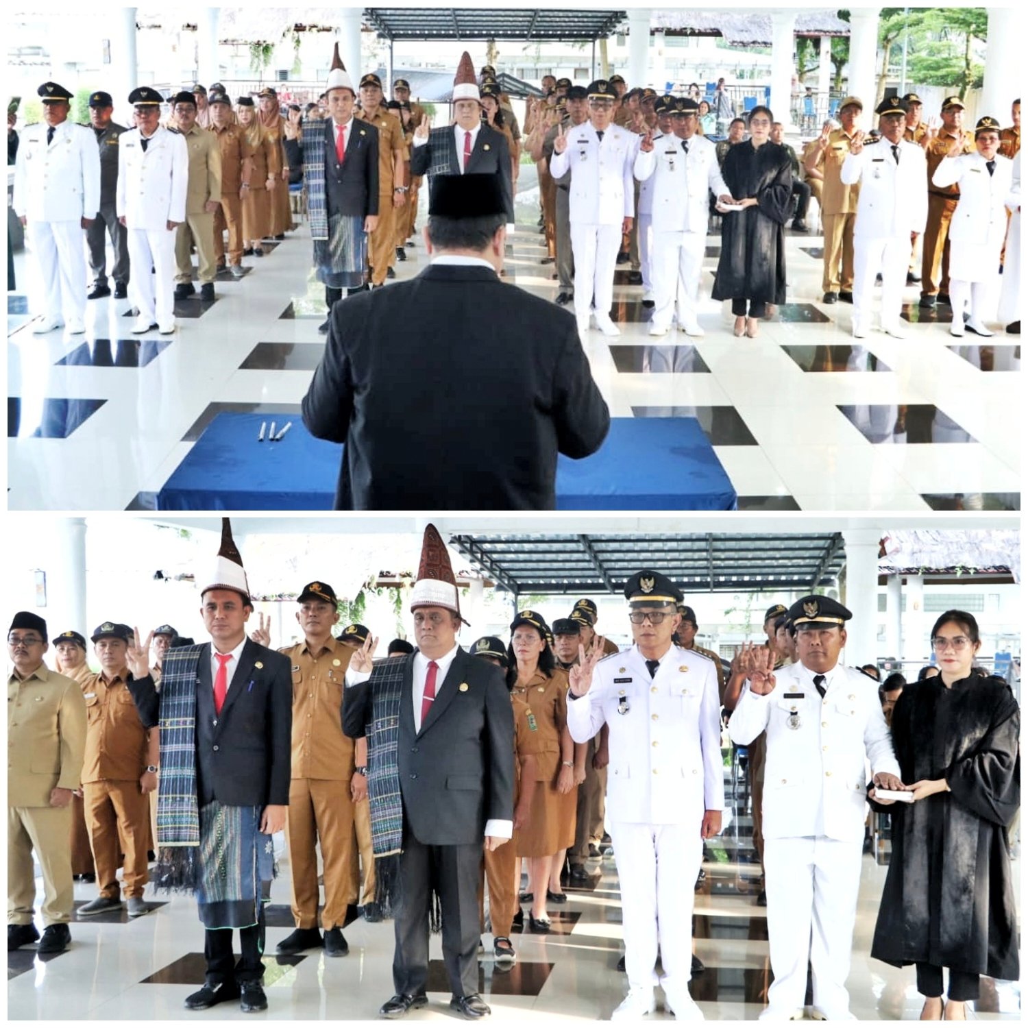 Sekda Mixnon Simamora Lantik 45 Pejabatdi lingkungan Pemkab Simalungun.