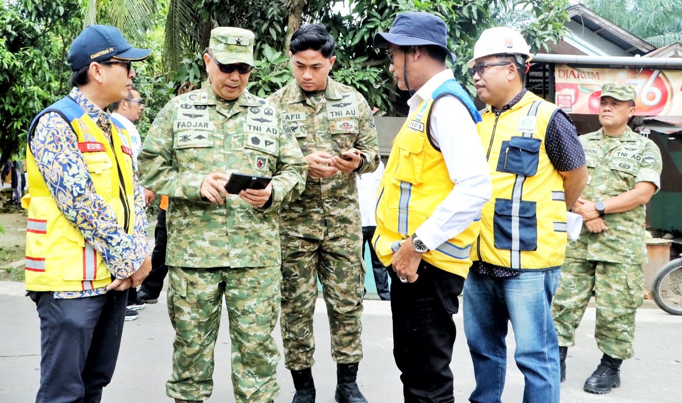 Tim Satgas PRR Sumut saat tinjau langsung pemanfaatan TKD. 